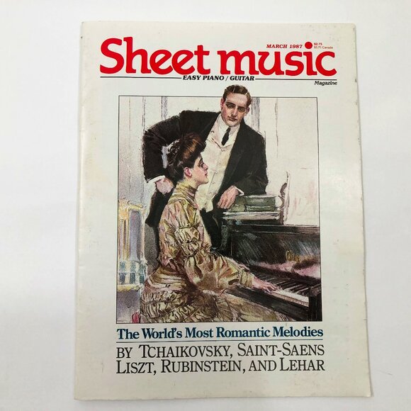 Vintage Sheet Music Magazine 1986 & 1987 Set of 4 June/July Oct. Dec. March - Picture 10 of 12